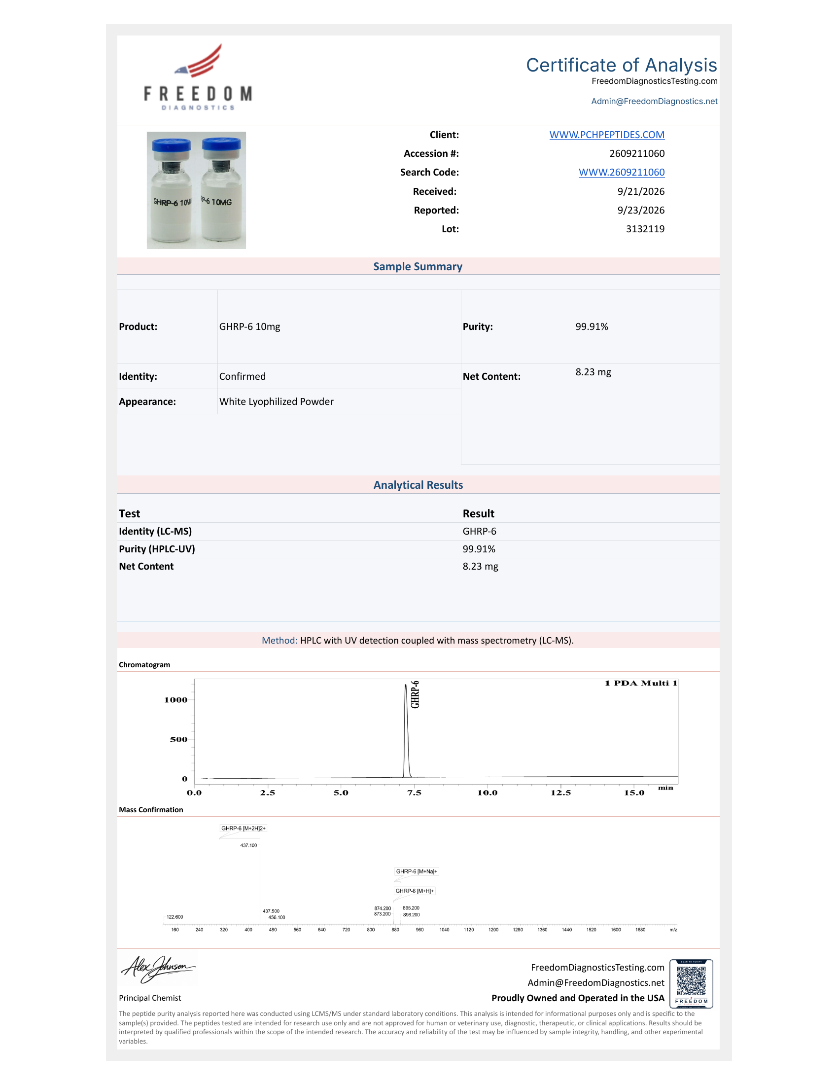 GHRP-6 Acetate - Image 2